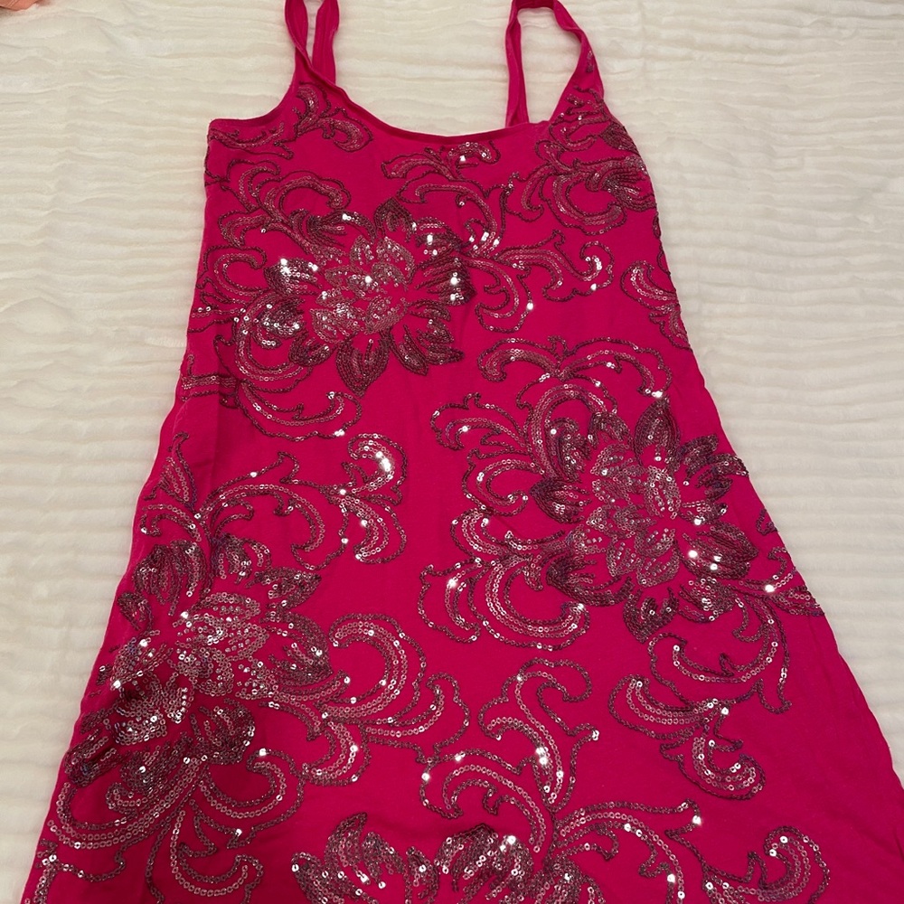 Express embellished tunic, tank top